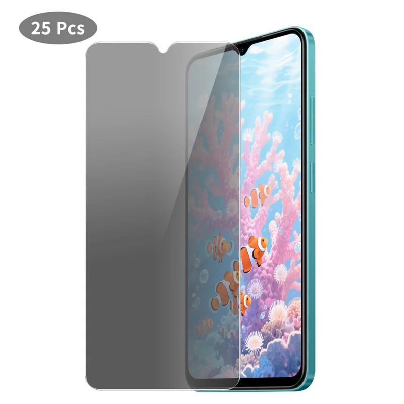 JUNSUNMAY 25 Stück Blickschutz Panzerglas Displayschutz für Samsung Galaxy A07 - Anti-Drop HD Klare Schutzfolie