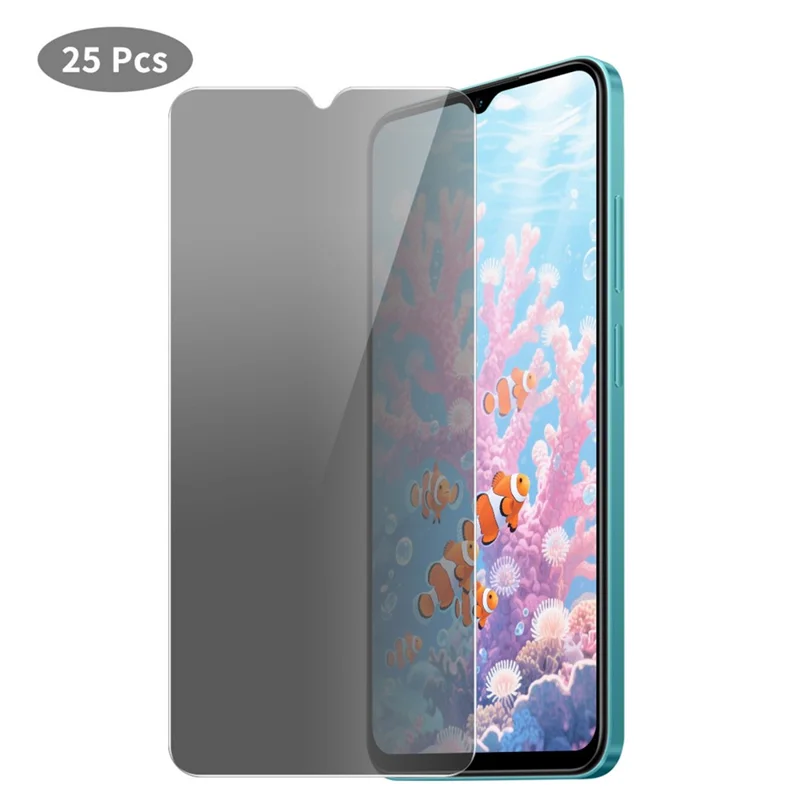 JUNSUNMAY 25 Stück Blickschutz Panzerglas Displayschutz für Samsung Galaxy A17 - Anti-Rutsch HD Klar Schutzfolie