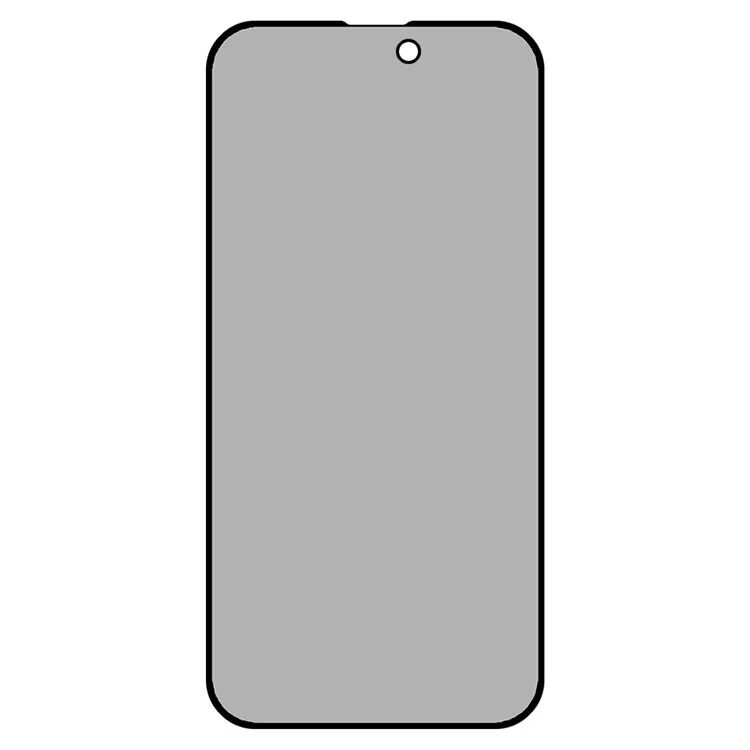 Für iPhone 14 Pro Max 180 Grad Anti-Spion gehärtetes Glas Folie Kratzfest Vollkleber Matte Vollbildschirm Schutzfolie