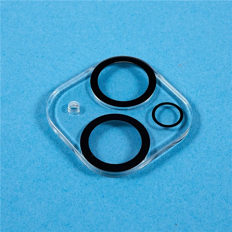 For iPhone 14 / 14 Plus Tempered Glass Anti-exposure Lens Protector One-piece Anti-scratch Rear Camera Guard
