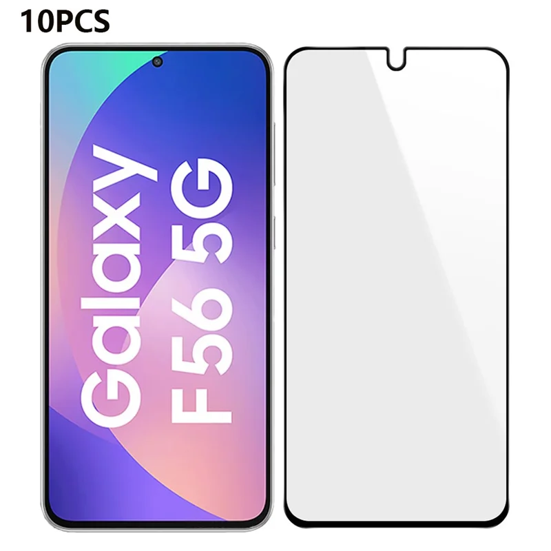 RURIHAI 10Pcs For Samsung Galaxy M36 5G High Aluminium-Silicon Glass Film 0.26mm 2.5D Screen Protector