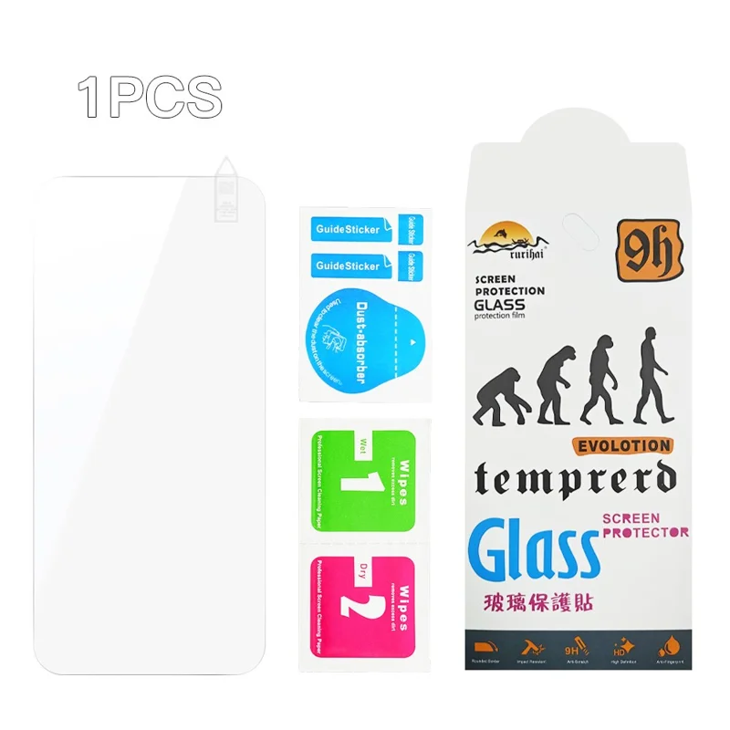 RURIHAI For Oppo Reno14 F 5G Screen Protector 0.26mm 2.5D High Aluminium Silicon Glass Film