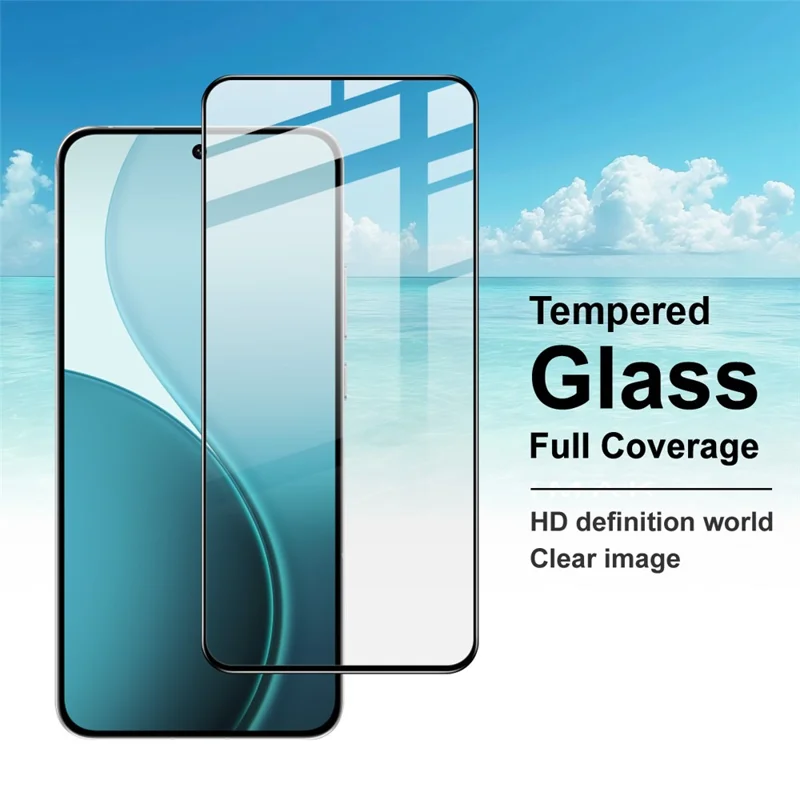 IMAK Pro+ Serie voor Oppo Reno14 Pro 5G (Global) Screen Protector Volledige Dekking Gehard Glas (Vingerafdrukontgrendeling)