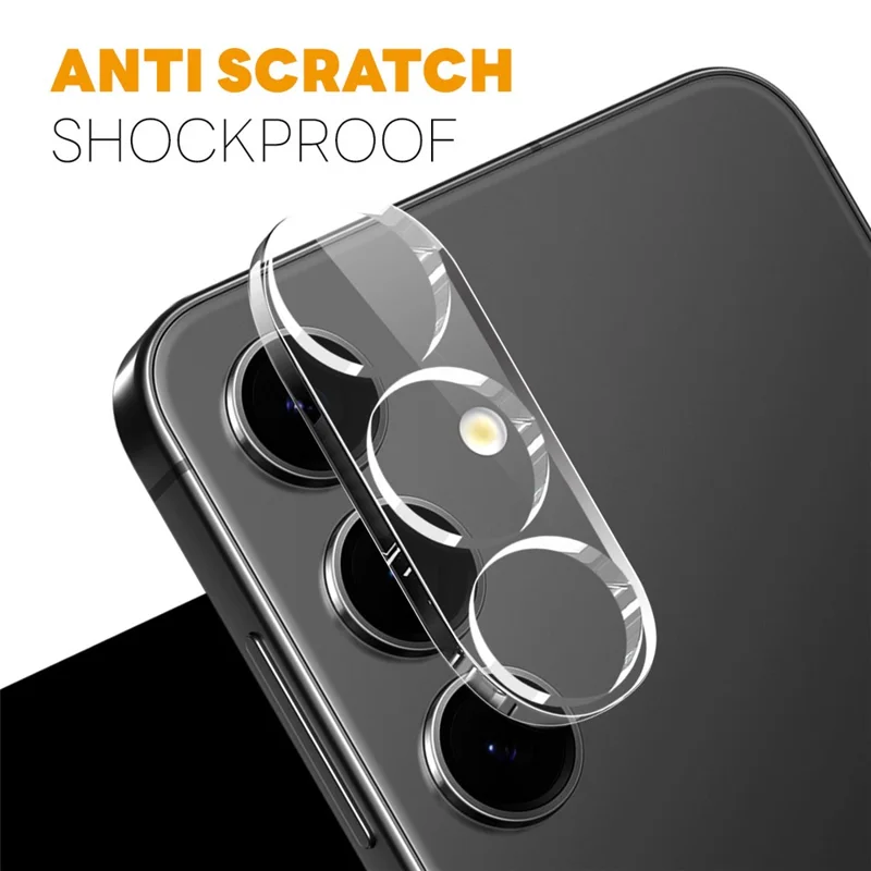 NORTHJO 2Pcs For Samsung Galaxy S25 FE Tempered Glass Camera Lens Protector Clear 3D Integrated Full Coverage