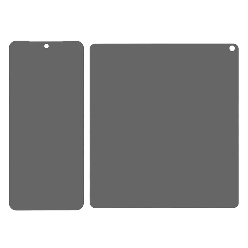 Protetor de Tela Anti-Espião para Google Pixel 9 Pro Fold 5G PET Fosco Película Frontal e Traseira