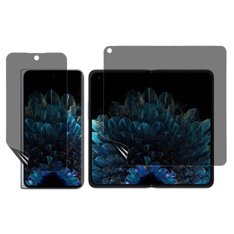 For Oppo Find N Anti-Spy Screen Protector PET Matte Front and Back Screen Film