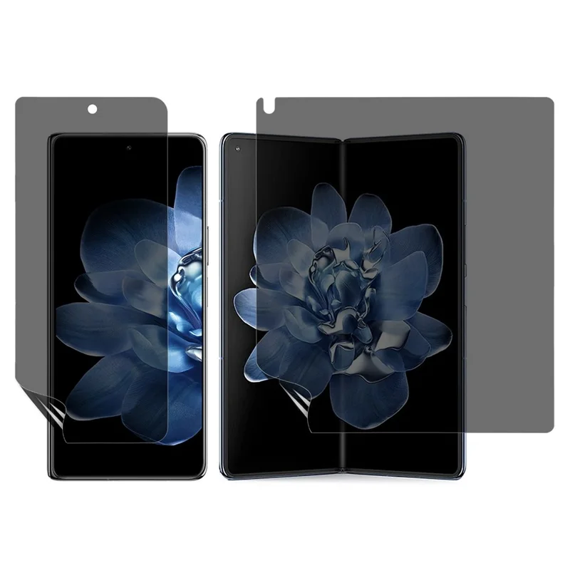Para Xiaomi Mix Fold 4 5G Protetor de Tela Anti-Espião PET Fosco para Frente e Verso