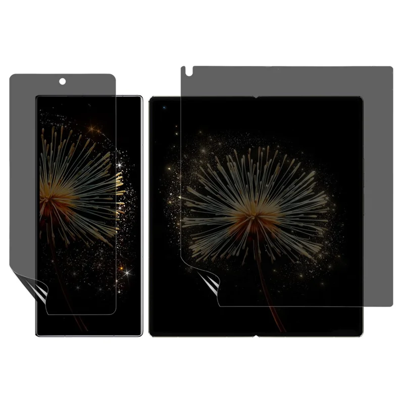 Para Xiaomi Mix Fold 3 5G Protetor de Tela Anti-Espião PET Fosco para Frente e Verso