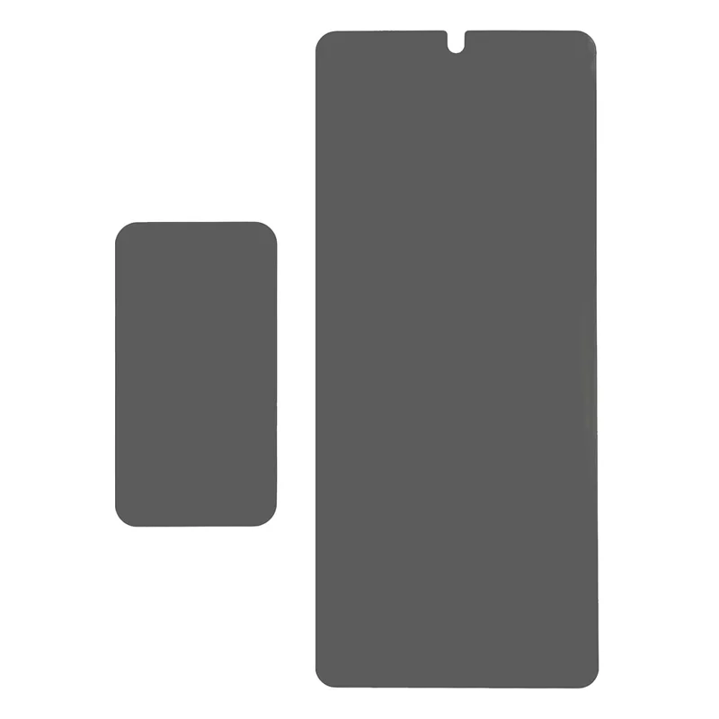 Protector de Pantalla Antiespia para Oppo Find N3 Flip 5G, Película Mate PET para Pantalla Delantera y Trasera