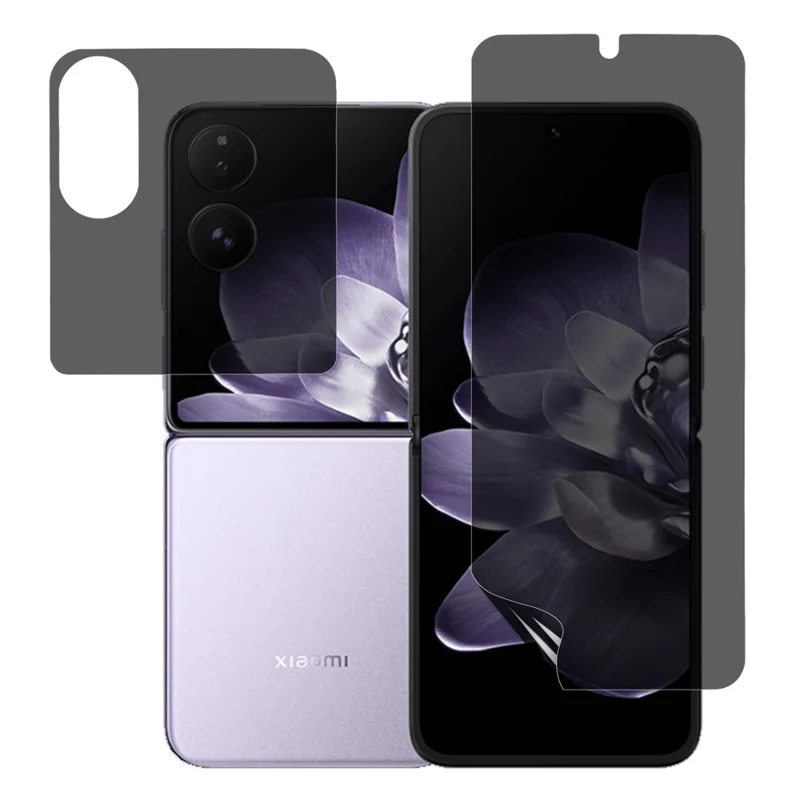Für Xiaomi Mix Flip 5G Anti-Spy Displayschutzfolie PET Matt Vorder- und Rückseite Schutzfilm