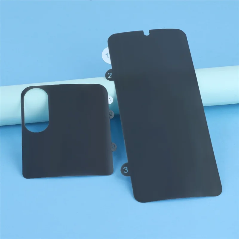 For Xiaomi Mix Flip 2 Anti-Spy Screen Protector PET Matte Front and Back Screen Film