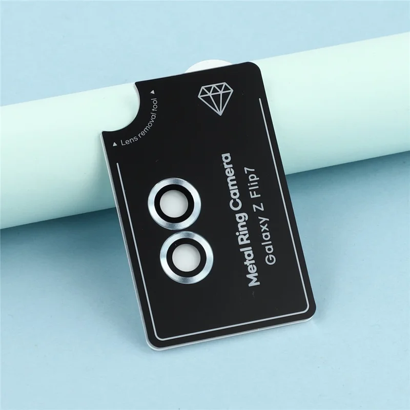 For Samsung Galaxy Z Flip7 5G Camera Lens Protector Precise Positioning Individual Lens Film Set - Blue