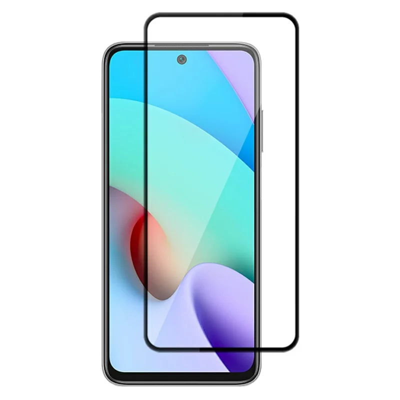 AMORUS Для Xiaomi Redmi Note 11 4G (Qualcomm) / Note 11S 4G Защитное стекло - Противоударное закаленное стекло - Черное