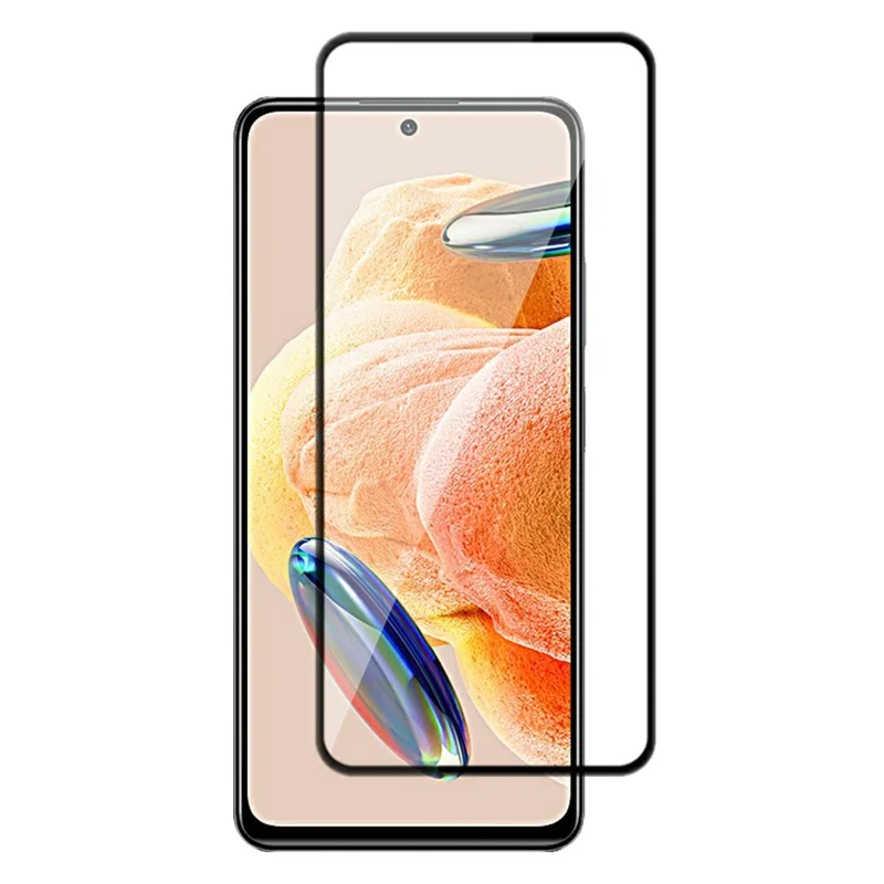 AMORUS Screen Protector For Xiaomi Redmi Note 12 Pro 4G / Note 11 Pro 4G (MediaTek) / Note 11 Pro 5G (Qualcomm) , Anti-Shatter Tempered Glass Film - Black
