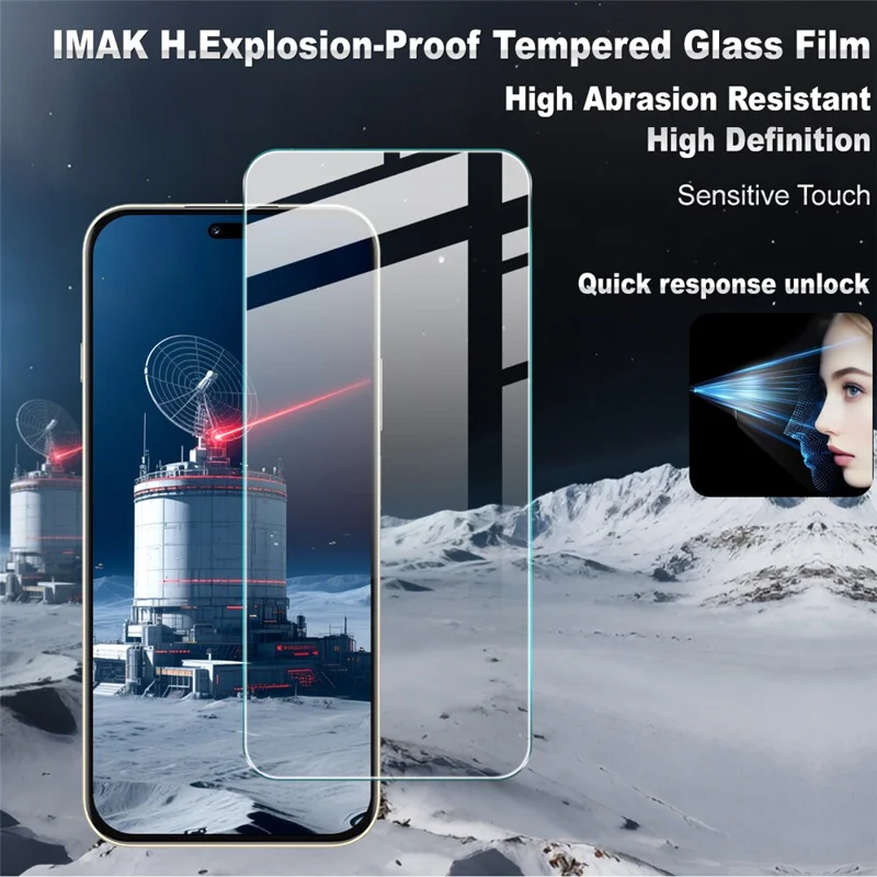 IMAK H Series For Huawei Maimang 40 5G Tempered Glass Screen Protector Shatter-Proof Protection
