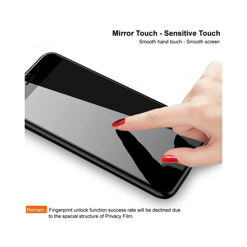 IMAK For Honor X6c 4G Anti Peep Tempered Glass Screen Protector Full Coverage