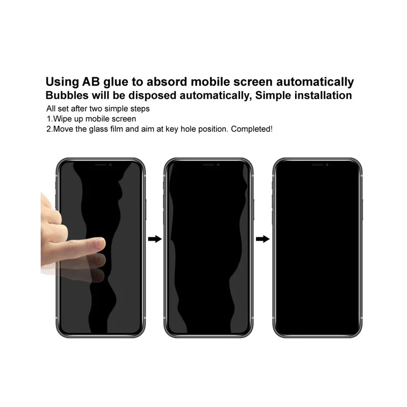 IMAK For Honor X6c 4G Anti Peep Tempered Glass Screen Protector Full Coverage