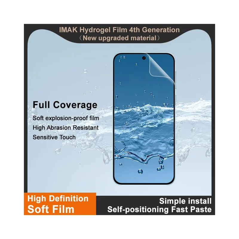 IMAK Hydrogel Film 4th Gen For vivo X200 FE 5G Full Screen Protector Ultra Clear Soft TPU Film