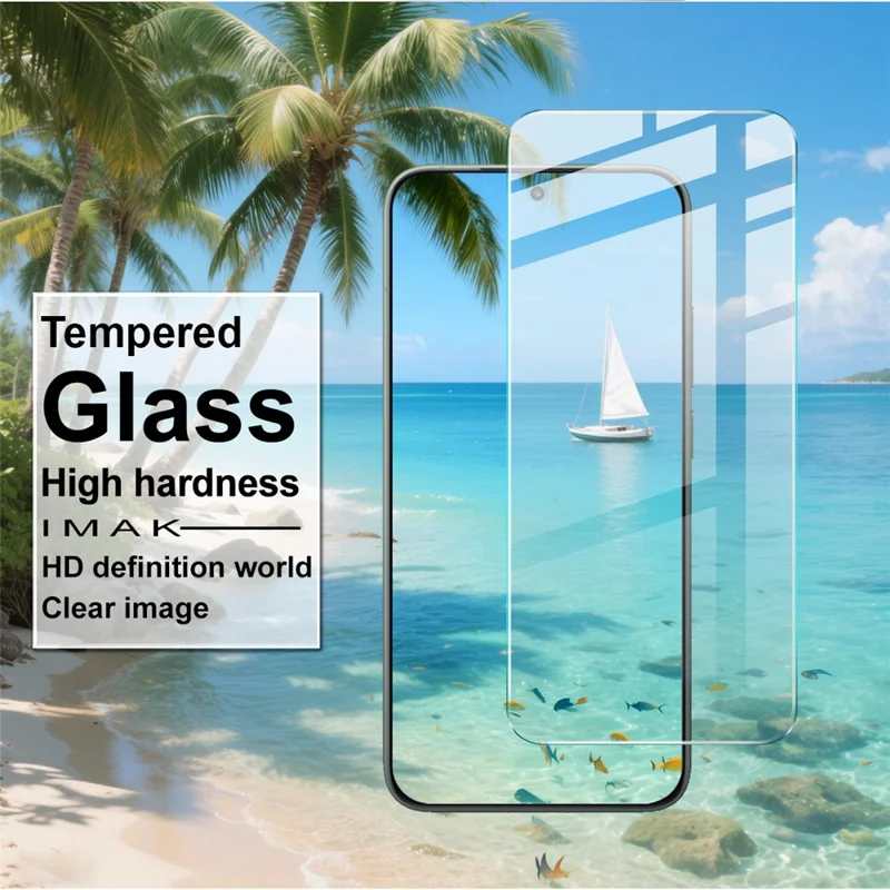 IMAK H Series For Xiaomi 17T Pro / Redmi K90 Max 5G / K90 Ultra 5G / K80 Ultra 5G Screen Protector Tempered Glass HD Clear Film (Fingerprint Unlock)