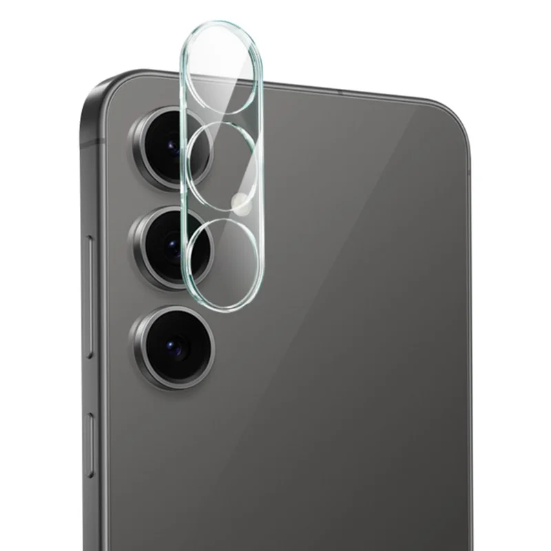 IMAK Pour Samsung Galaxy S25 FE Verre Trempé Protection d'Objectif d'Appareil Photo + Capuchon d'Objectif Acrylique