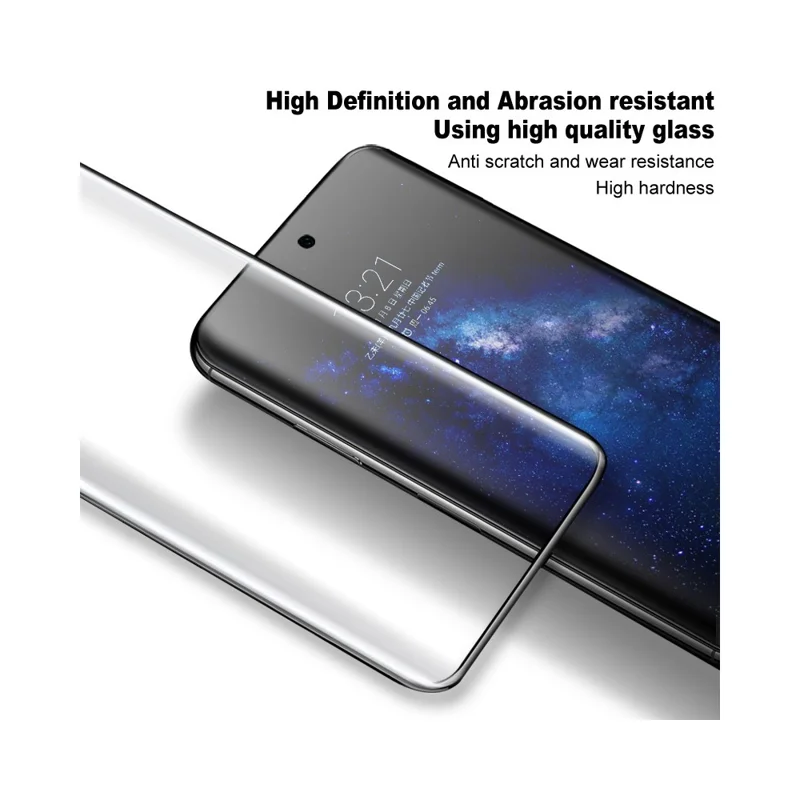 Protector de Pantalla de Vidrio Templado 3D IMAK para vivo X Fold5 5G, Borde Curvado, Cobertura Total
