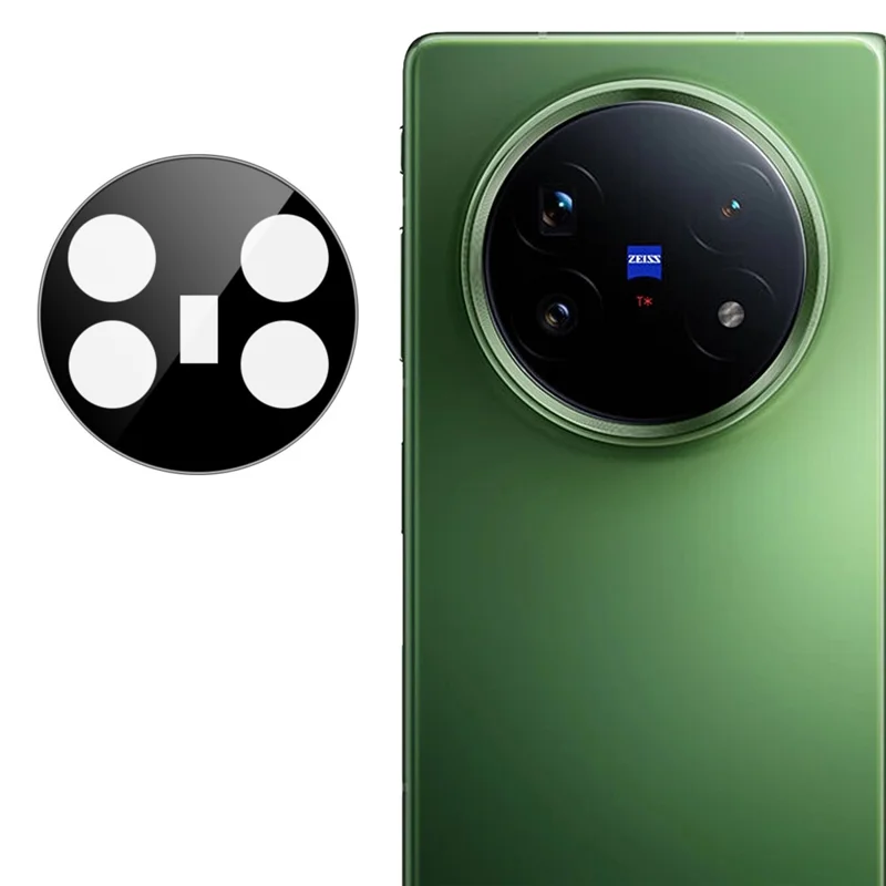 IMAK For vivo X Fold5 5G Camera Lens Protector Tempered Glass HD Clear Lens Film (Black Version)