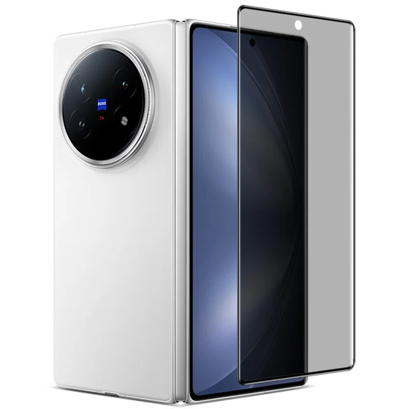IMAK Para vivo X Fold5 5G Protetor de tela anti-espião Filme de vidro temperado de cobertura total