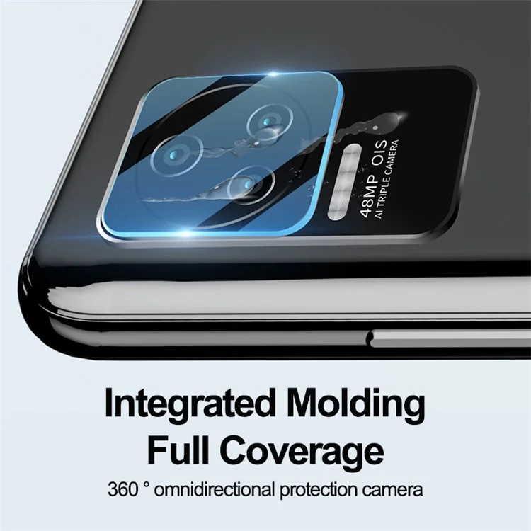 ENKAY HAT PRINCE Für Xiaomi 12T 5G / Redmi K50 Ultra 5G 0,2 mm Full Glue Rear Camera Lens Protector 9H High Aluminum-Silicium-Glas Filmm