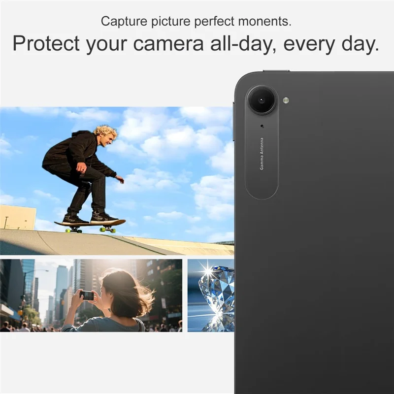 IMAK For Xiaomi Redmi K Pad Tempered Glass Camera Lens Protector + Acrylic Lens Cap