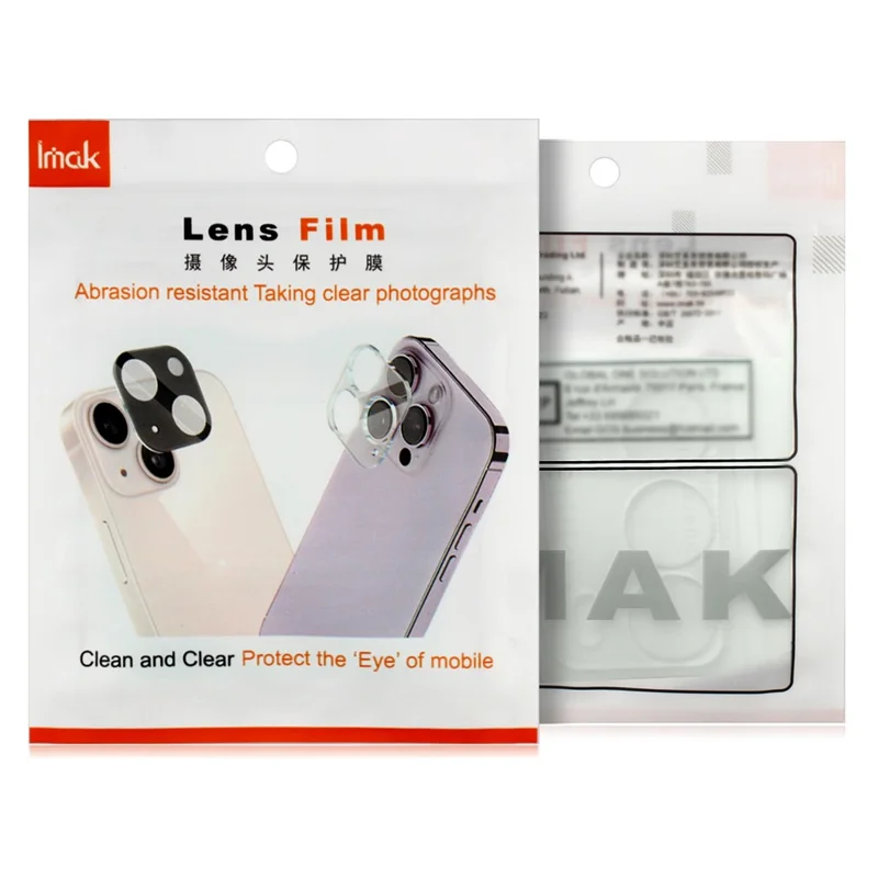 IMAK For Xiaomi Redmi K Pad Tempered Glass Camera Lens Protector + Acrylic Lens Cap