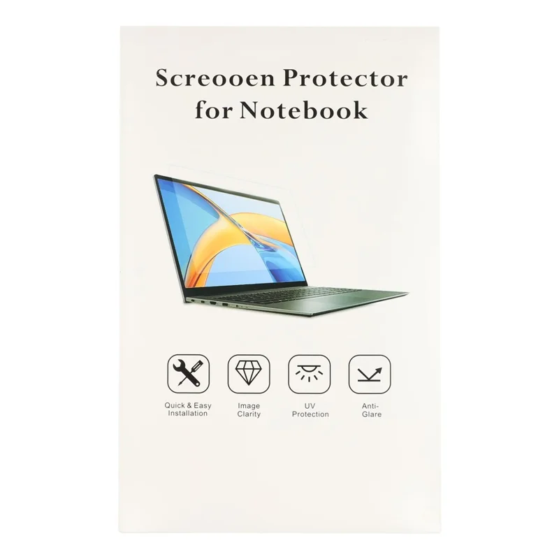 295 x 166mm Matte Screen Protector for 13.3 inch 16:9 Laptops Anti-blue-ray Explosion-Proof Soft PET Film