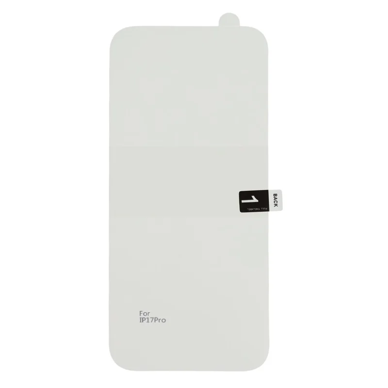 For iPhone 17 Pro PET Hydrogel Film Full Coverage HD Clear Screen Protector