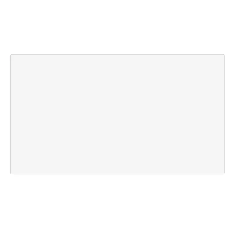 301 x 188mm Clear Screen Protector for 14.6 inch 16:10 Laptops Straight Edge Full Screen Tempered Glass Film