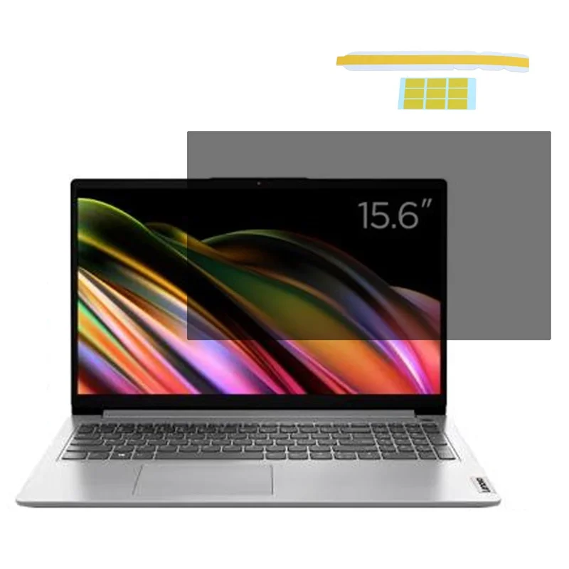 345 x 194mm Matte Anti-Spy Screen Protector for 15.6 inch 16:9 Laptops Snap-On Explosion-Proof Soft PET Film