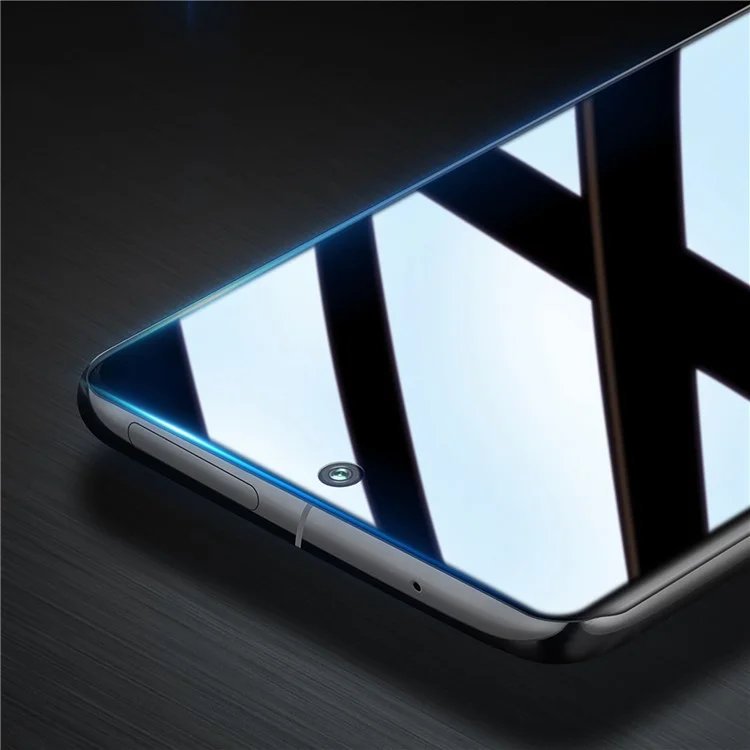 DUX DUCIS Protector de pantalla completa antiexplosión para Google Pixel 7 Pro 5G, película de vidrio antiarañazos de alúmina media de 0,33 mm doblada en caliente 