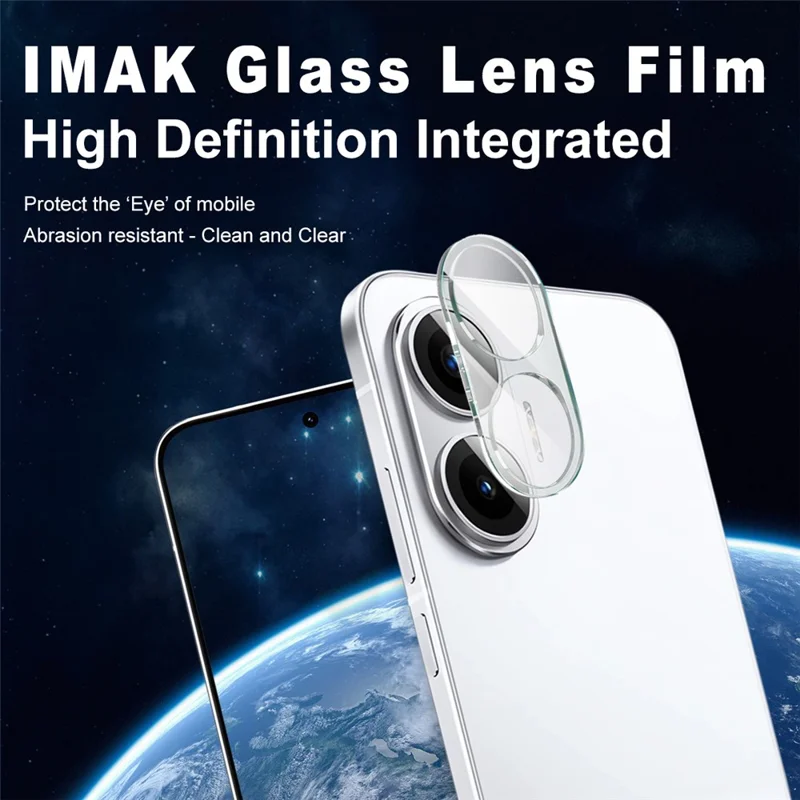 IMAK For Xiaomi Redmi Turbo 4 Pro 5G Tempered Glass Camera Lens Protector + Acrylic Lens Cap