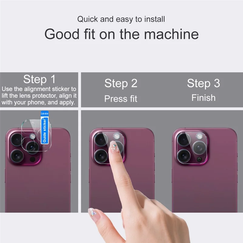 IMAK For Xiaomi Redmi Turbo 4 Pro 5G Tempered Glass Camera Lens Protector + Acrylic Lens Cap