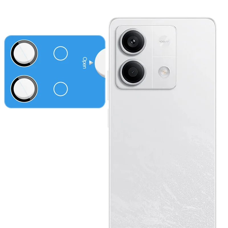 IMAK For Xiaomi Redmi Note 13 5G Tempered Glass Camera Lens Protector with Self Positioning Frame (Scaled Down Version)
