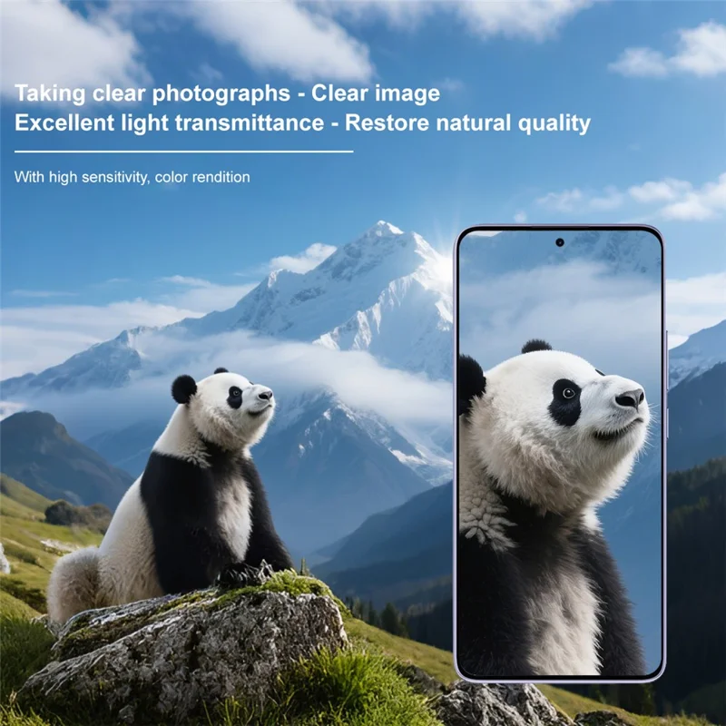 IMAK For Xiaomi Redmi Note 14 5G Tempered Glass Camera Lens Protector with Self Positioning Frame (Scaled Down Version)