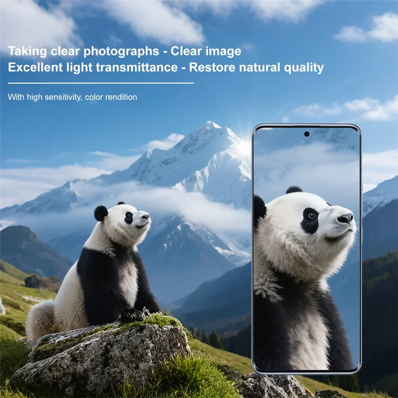 IMAK For Xiaomi Redmi Note 14 Pro 5G /  Poco X7 5G Tempered Glass Camera Lens Protector with Self Positioning Frame (Scaled Down Version)