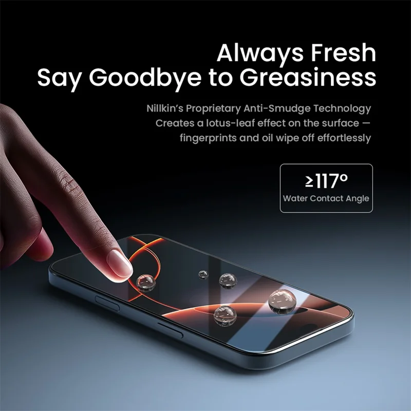 NILLKIN H+Pro Pour iPhone 16 Pro Max Protection d'écran Film de Verre Trempé Transparent HD Anti-Reflets