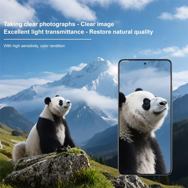 IMAK For Xiaomi Redmi K70 Ultra Tempered Glass Camera Lens Protector with Self Positioning Frame (Scaled Down Version)