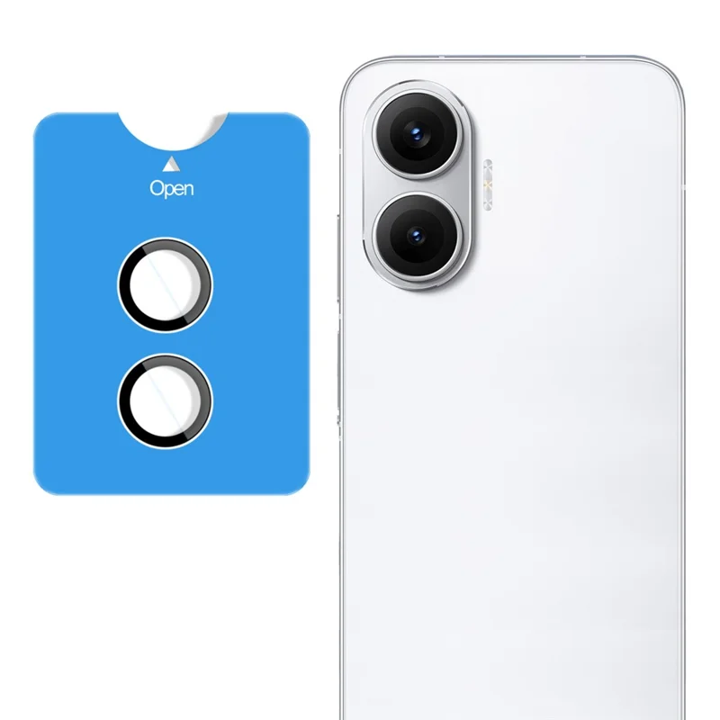 IMAK For Xiaomi Redmi Turbo 4 Pro 5G Tempered Glass Camera Lens Protector with Self Positioning Frame (Scaled Down Version)