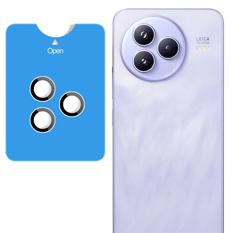 IMAK For Xiaomi Civi 5 Pro 5G Tempered Glass Camera Lens Protector with Self Positioning Frame (Scaled Down Version)
