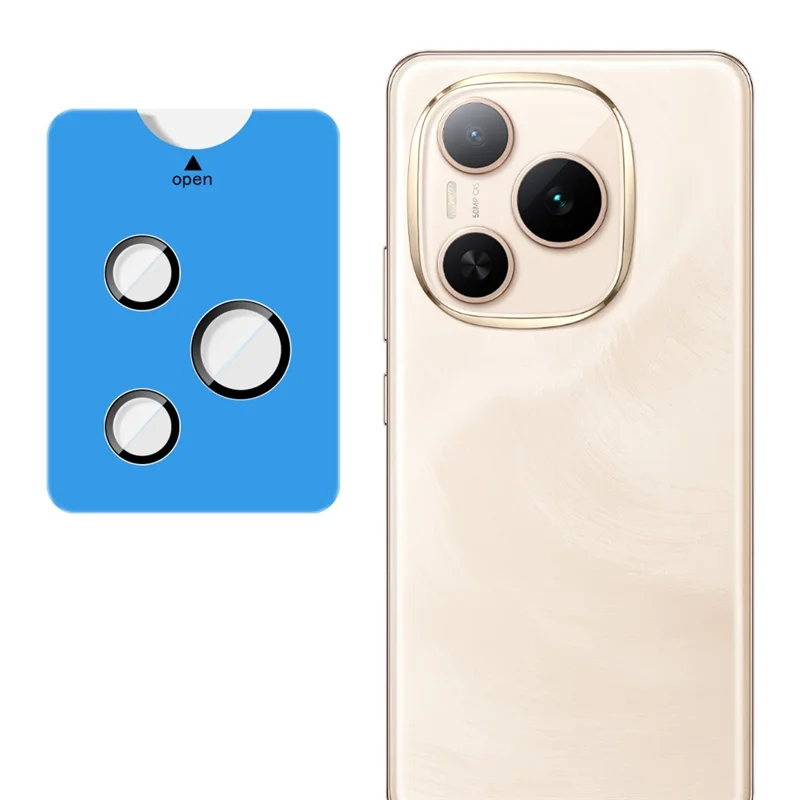 IMAK For Honor Power 5G Tempered Glass Camera Lens Protector with Self Positioning Frame (Scaled Down Version)
