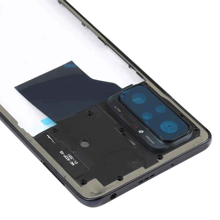 For Xiaomi Redmi Note 10 Pro 4G (Global) / Note 10 Pro 4G / Note 10 Pro Max 4G Middle Plate Replacement Part (without Logo) - Black