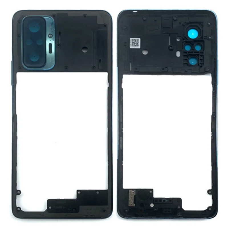 Część zamienna do płyty środkowej (bez logotypu) w kolorze niebieskim dla Xiaomi Redmi Note 10 Pro 4G (Global) / Note 10 Pro 4G / Note 10 Pro Max 4G