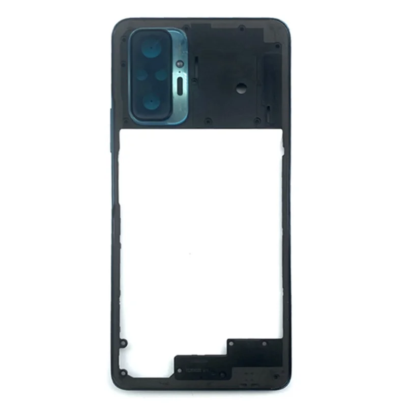 Część zamienna do płyty środkowej (bez logotypu) w kolorze niebieskim dla Xiaomi Redmi Note 10 Pro 4G (Global) / Note 10 Pro 4G / Note 10 Pro Max 4G