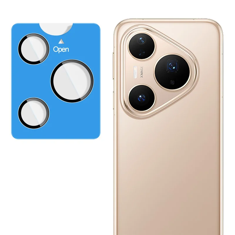 IMAK For Huawei Pura 80 Pro / Pura 80 Pro+ Tempered Glass Camera Lens Protector with Self Positioning Frame (Complete Covering)