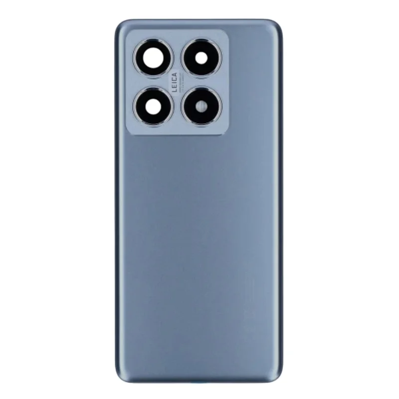 For Xiaomi 14T Pro Back Battery Housing Cover with Camera Ring Lens Cover Spare Part (Without Logo) - Blue